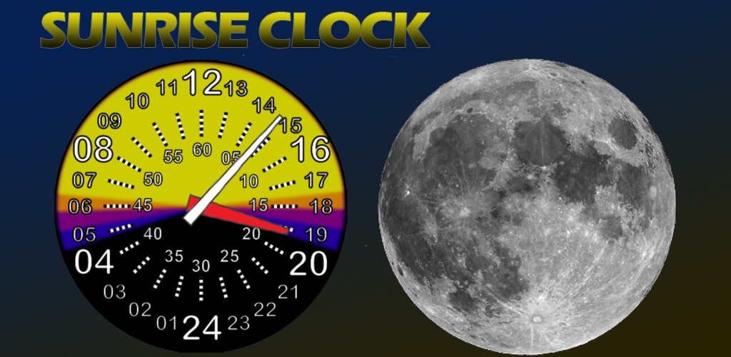 sunrise clock widget
